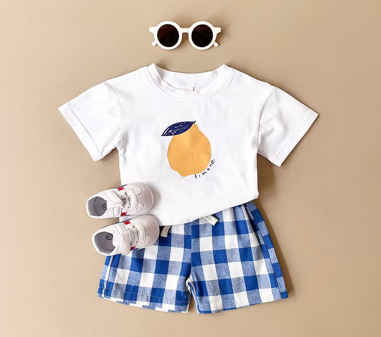 Limone Short Set - Blue