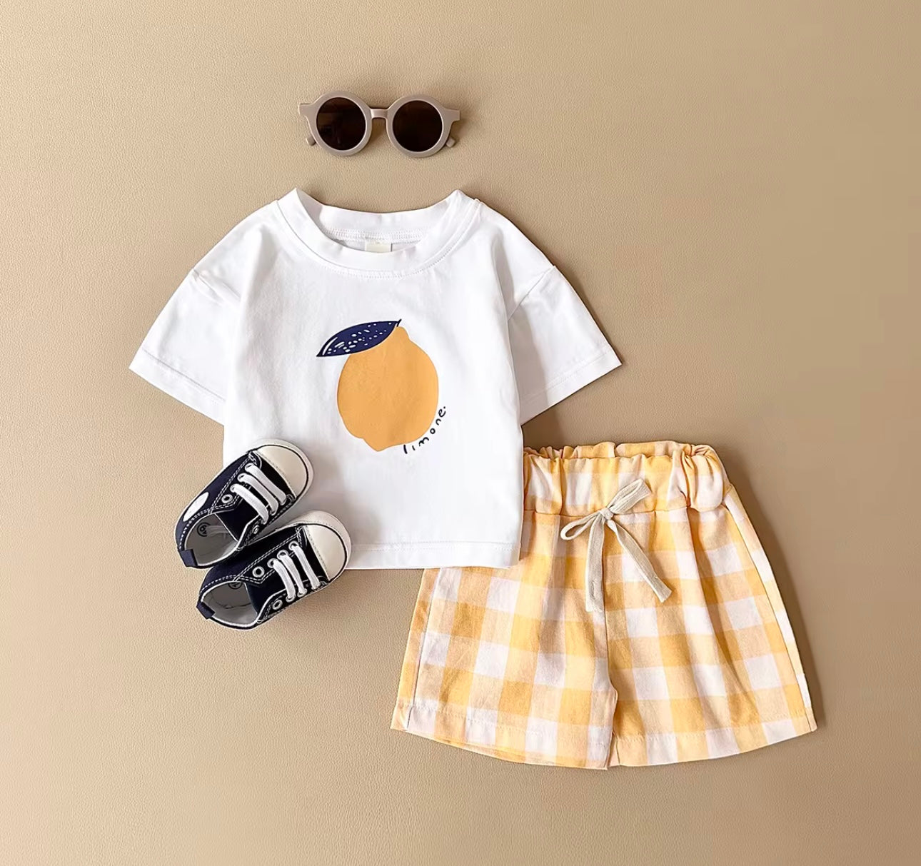 Limone Short Set- Yellow