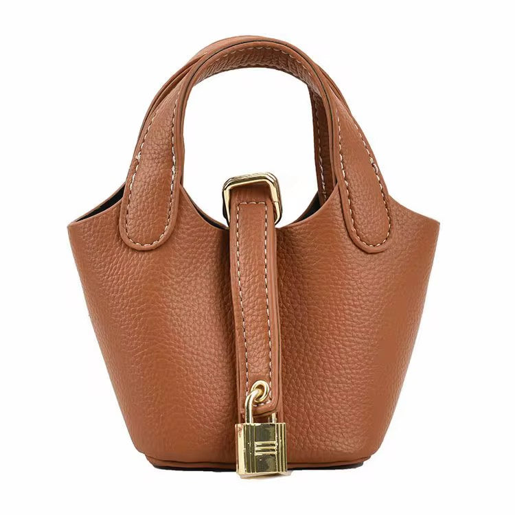 Mini Elan Lock Camel Brown