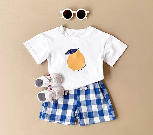 Limone Short Set - Blue