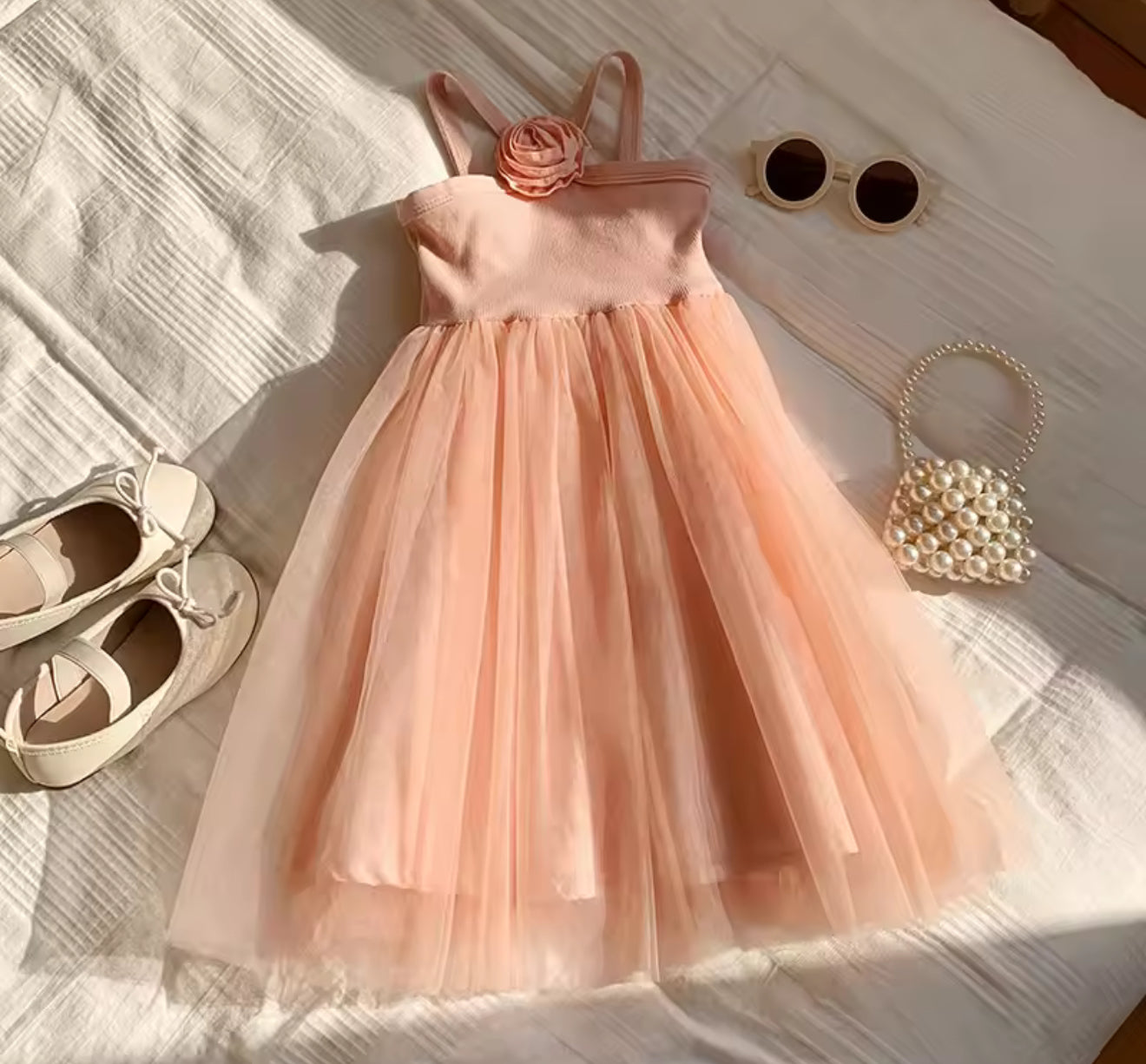 Flower Bomb Tutu Dress Pink