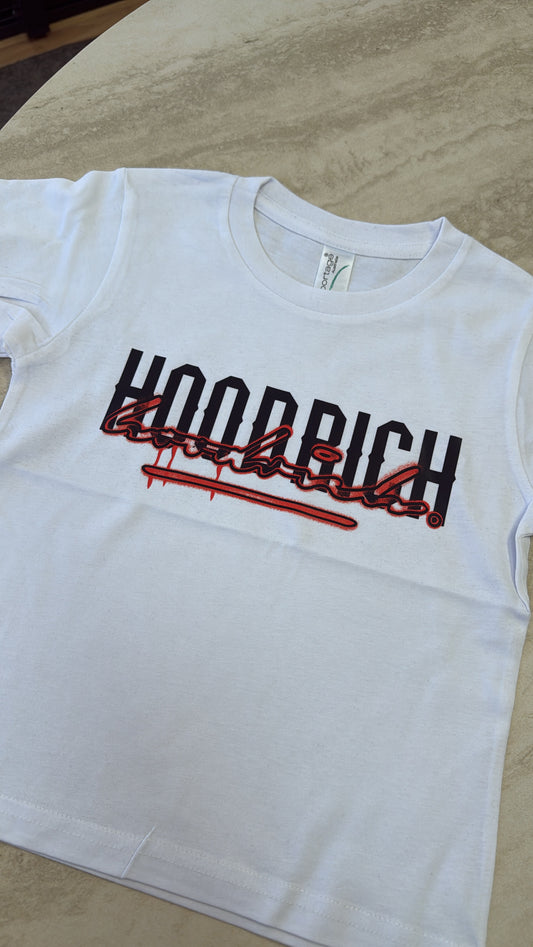 Hoodrich White tee