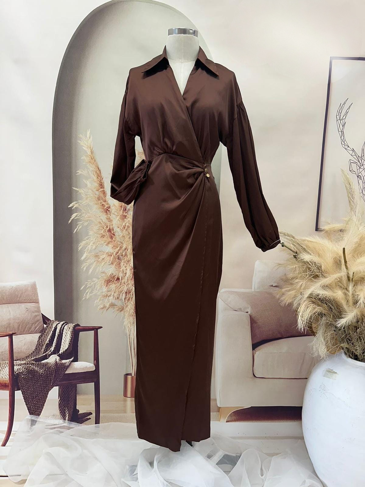 Danya Dress Brown