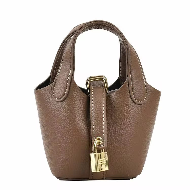 Mini Elan Lock Taupe Brown